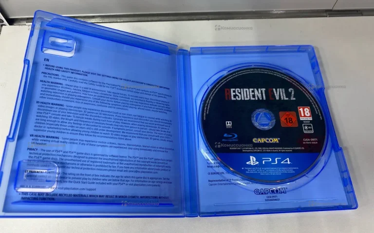 Игра для PS4. resident evil 2