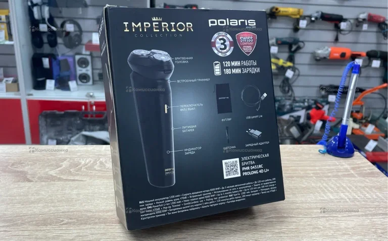 Polaris электрическая бритва PMR 0431RC PROLONG 4