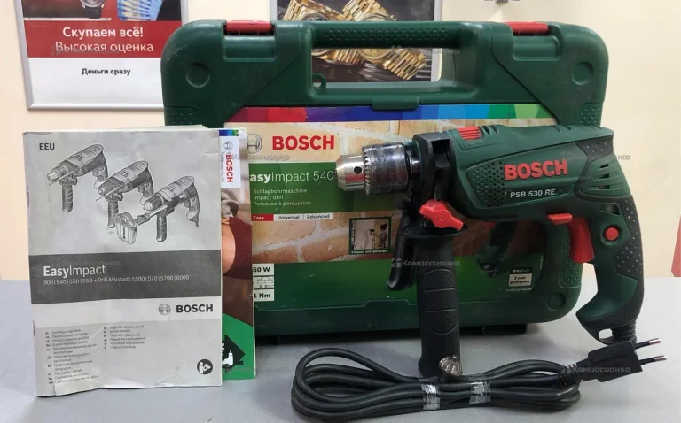 Дрель шуруповерт Bosch PSb 530 re