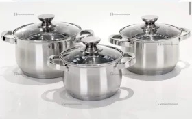 Купить Набор кастрюль 19 б/у , в Красноярск Цена:2390рублей