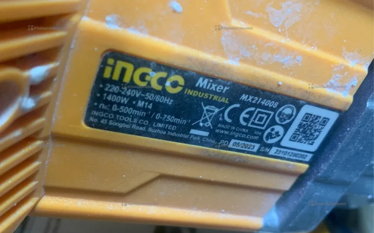 Миксер строительный INGCO MX214008