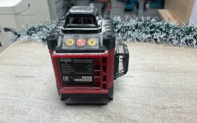 Лазерный уровень Elitech ПЛ 16Л-ЗЕЛ