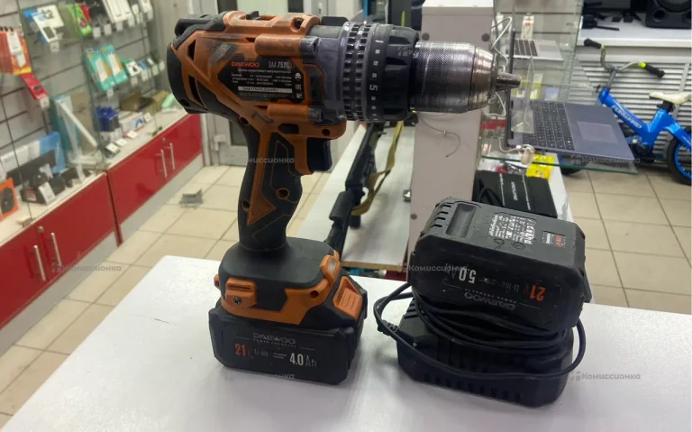 Дрель Шуруповерт Ударная DAEWOO DAA7521