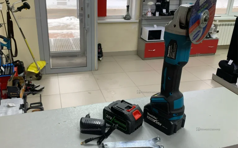 Аккумуляторная УШМ Makita brushless