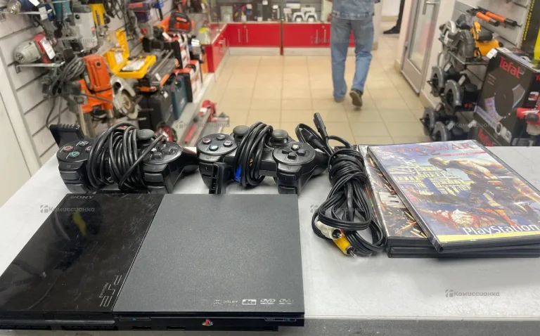 Приставка PS2. Slim