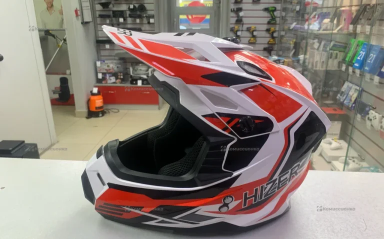 Шлем кроссовый Hizer j6801