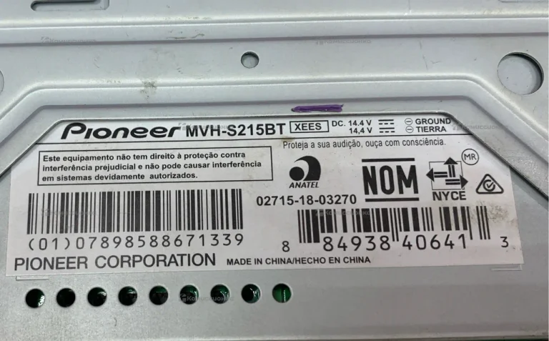 Автомагнитола Pioneer MVH-S512BT