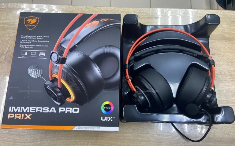 Игровые наушник. Cougar Immersa pro prix