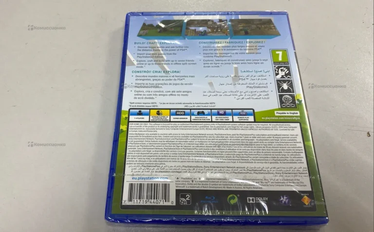 диск для PS4 Minecraft.