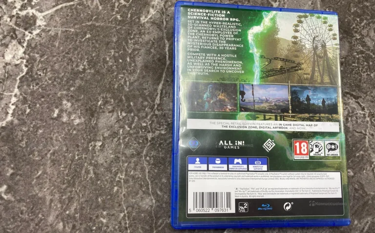 PS4 диск. диск ps4 chernobylite