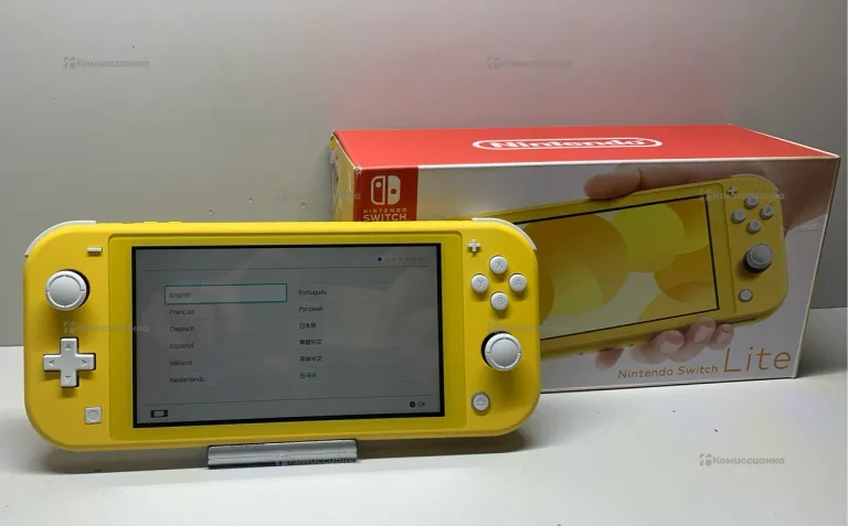 Приставка Nintendo switch lite 32gb Желтая