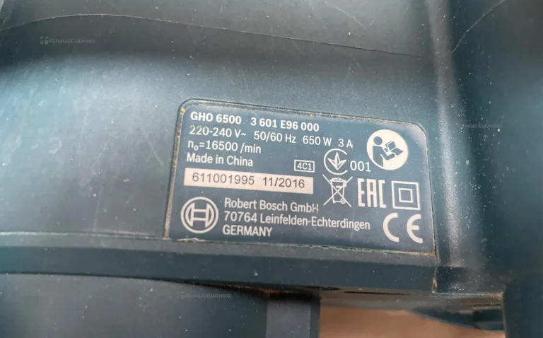 Электрорубанок Bosch GHO 6500