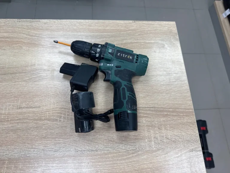 Аккумуляторная дрель шуруповерт zitrek 12в