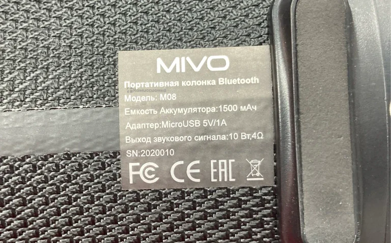 Колонка Mivo M08