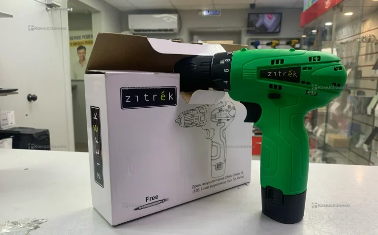 дрель аккумуляторная zitrek green 12