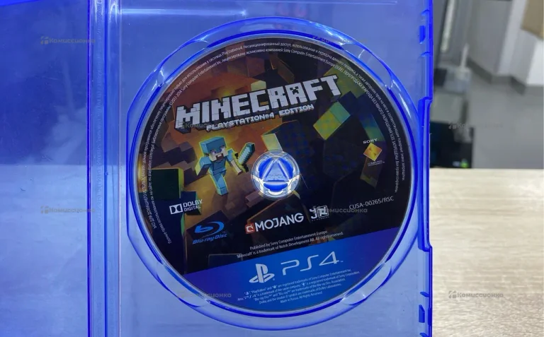 Ps4. Диск Minecraft