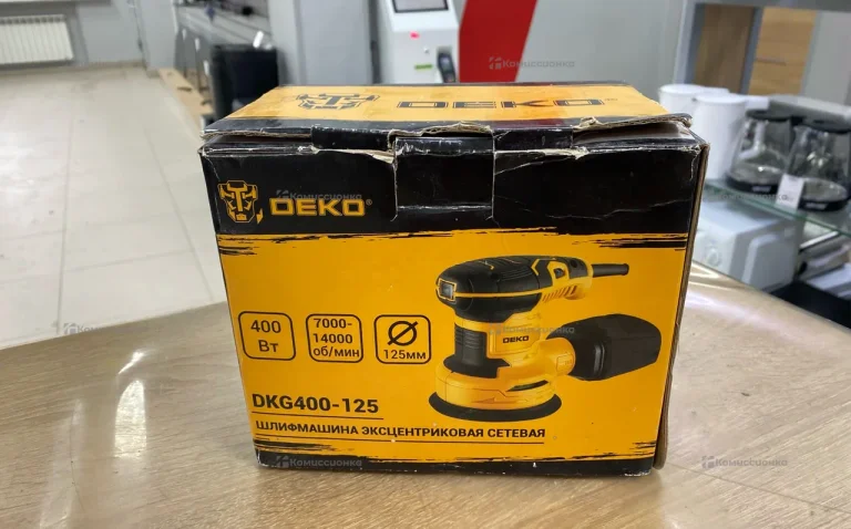 Шлифовальная машинка deko dkg400-125