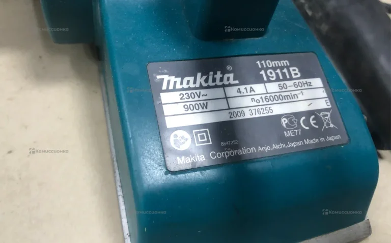 Электрорубанок makita 1911B