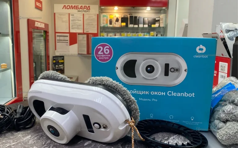 Робот мойщик окон cleanbot pro c насадками