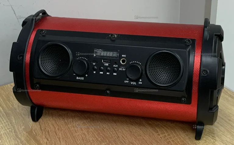 Колонка  красная