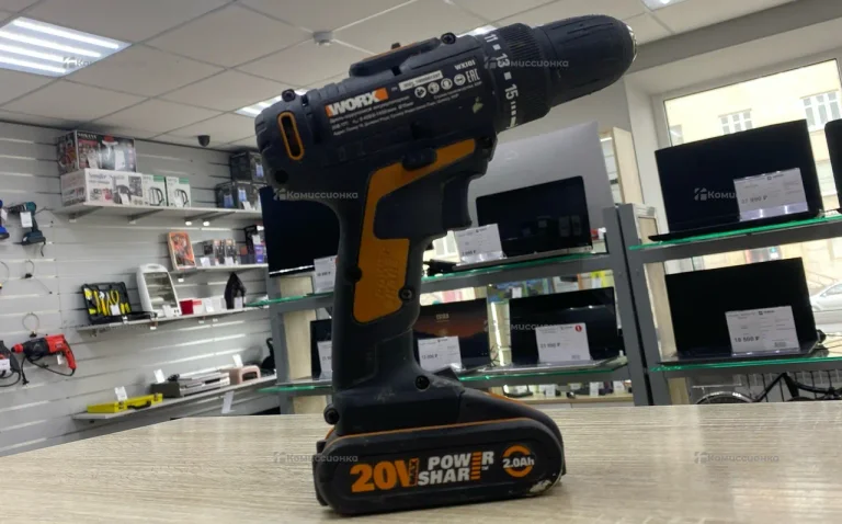 Аккумуляторная дрель-шуруповерт Worx WX101 1.5Ач x