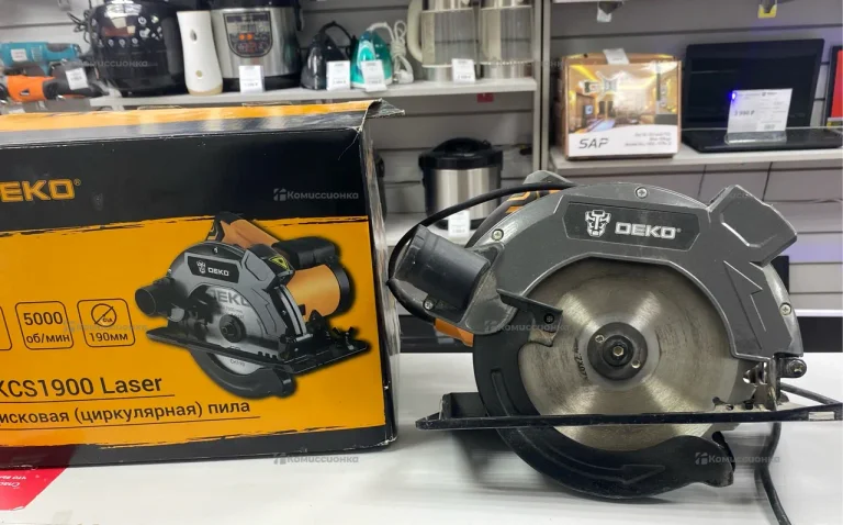 Дисковая пила Deko DKCS1900 Laser