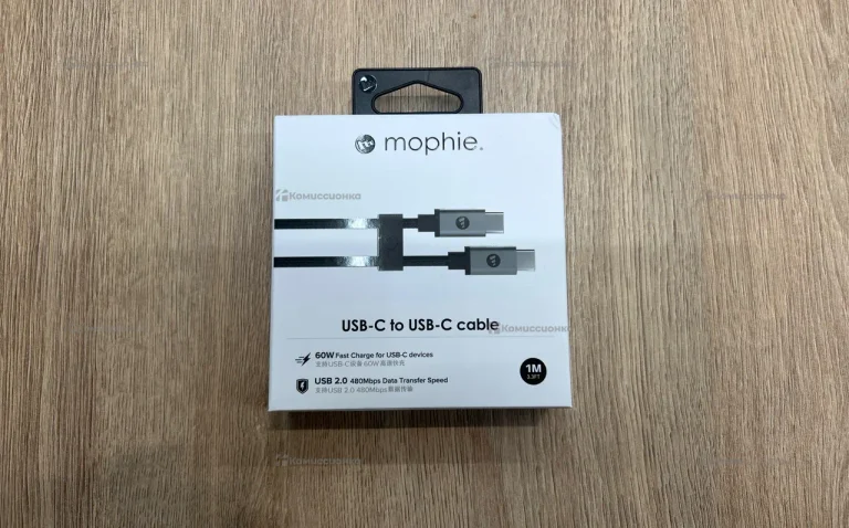 Кабель Mophie Type-C to Type-C 60W 1m Black