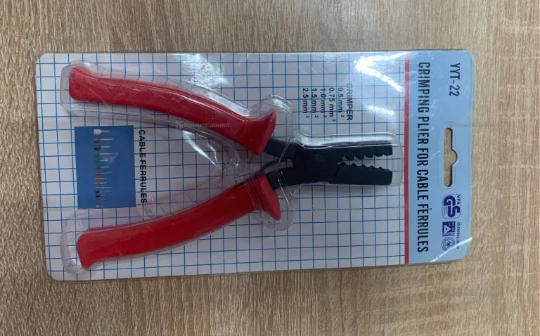 Crimping plier for cable ferrules yyt 22