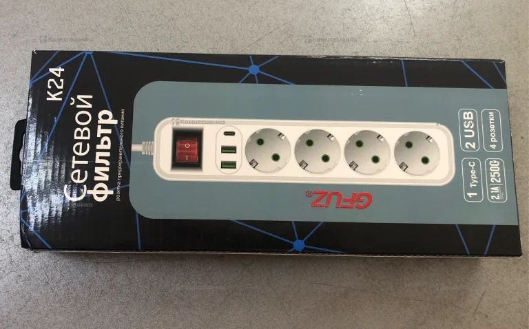 Сетевой фильтр gfuzf k24 4 розетки