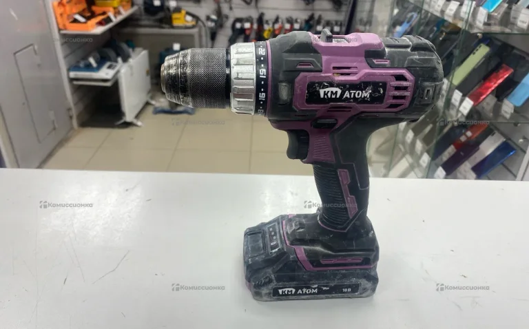 Дрель Шуруповерт KM Atom CD-181