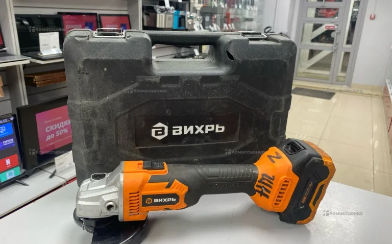 УШМ ВИХРЬ АККУМУЛЯТОРНАЯ аушм-125/20Li