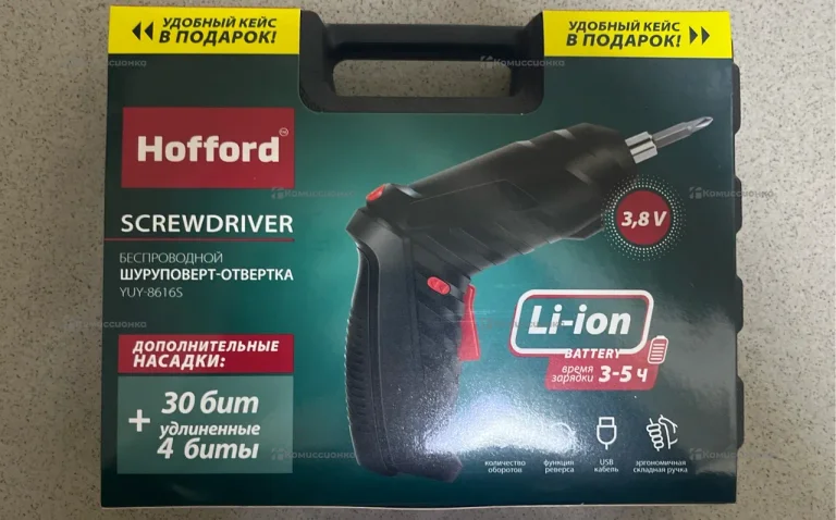 Шуруповерт-отвертка hodford 3.8