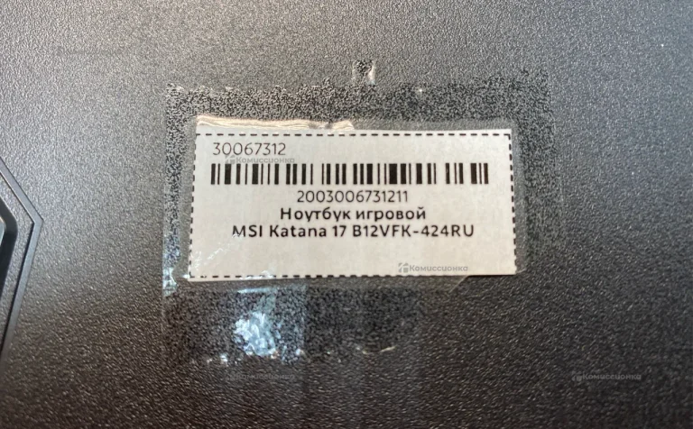 Ноутбук MSI MS-17L5