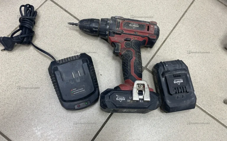 шуруповерт elitech да 20 2 сл
