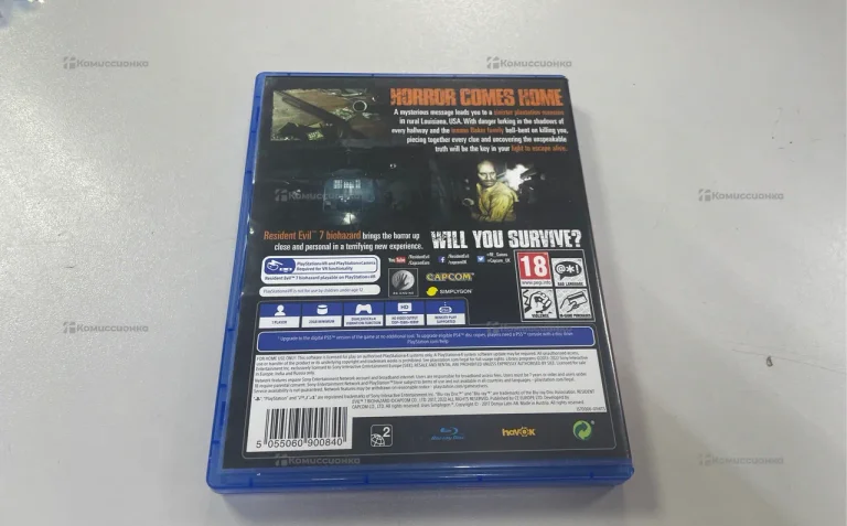 Ps4 Resident EVII диск ps4