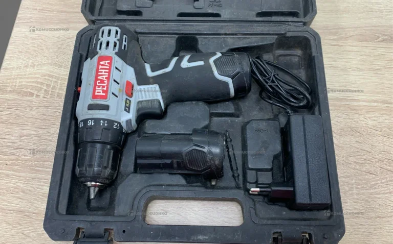 Аккумуляторная дрель-шуруповерт РЕСАНТА ДА-12-2ЛК