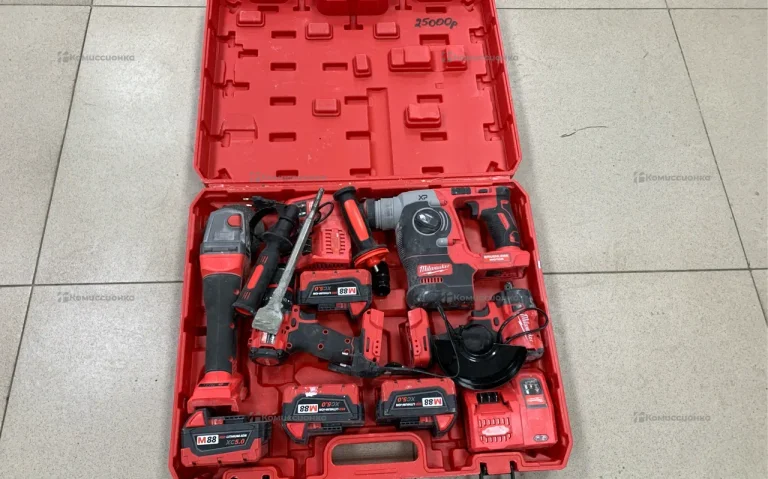 УШМ+ШУРУПОВЕРТ+ГАЙКОВЕРТ+ПЕРФОРАТОР Milwaukee репл