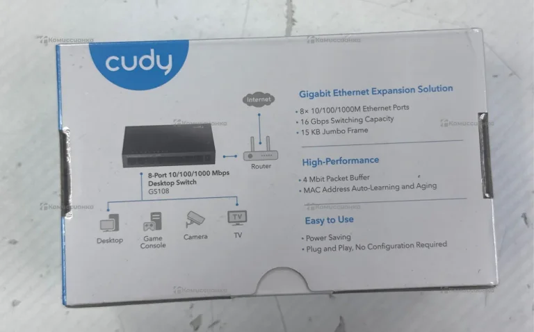 Коммутатор CUDY GS108