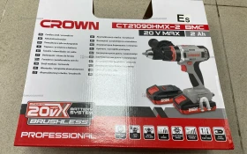 Аккумуляторный шуруповерт CROWN BL CT21090HMX-2 BMC