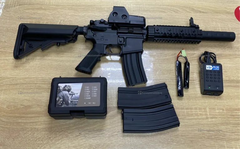 Страйкбольный автомат M4+климатор