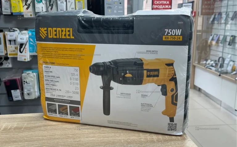 Перфоратор сетевой Denzel RH-750-24
