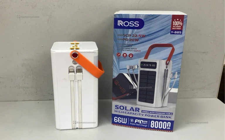 Power Bank  Ross Y-885 с солнечной батареей