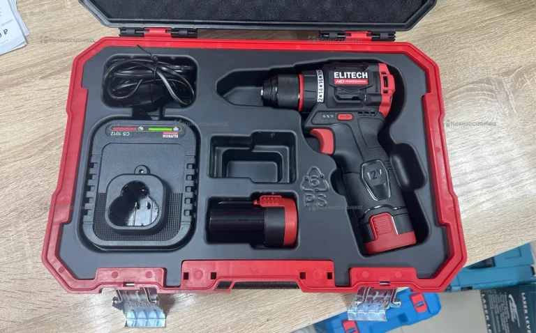 Дрель-шуруповерт аккумуляторная Elitech CD 12L2