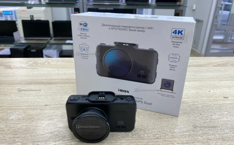 Видеорегистратор  iBox RoadScan 4K WiFi GPS Dual