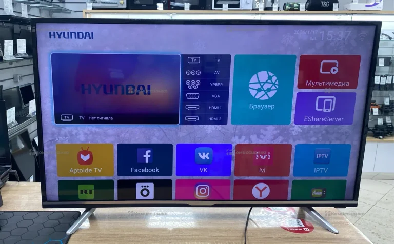 Телевизор HYUNDAI h-led40f502bs2s