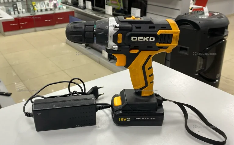 Аккумуляторная дрель-шуруповерт Deko DKCD16FU-Li