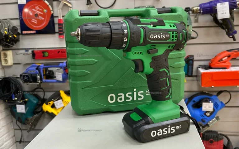 Дрель-шуруповерт аккумуляторная Oasis AS-18V