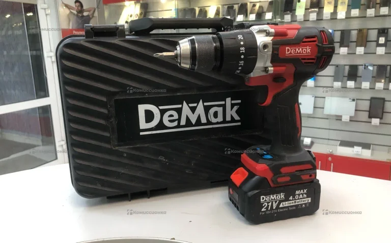 Аккумуляторная дрель-шуруповерт Demak bls 001