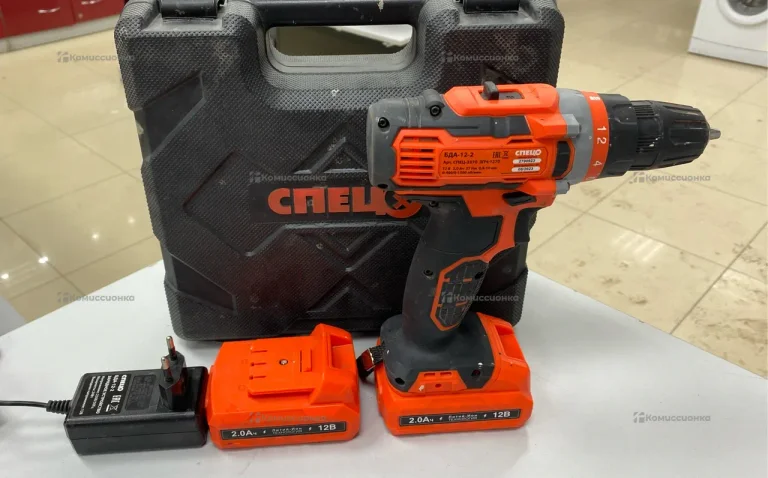 Дрель-шуруповерт аккумуляторная Спец БДА-12-2