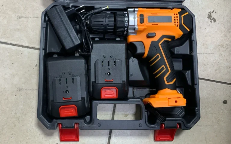 шуруповерт оранжевый 21в
